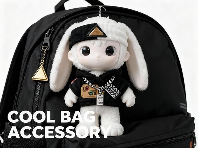 17cm Doll Clothes,17cm Doll Hoodie Outfits with Accessories,Cloting Outfit for 17cm Doll,Dolls Clothes Accessories for Collectors & Fans(Style J)