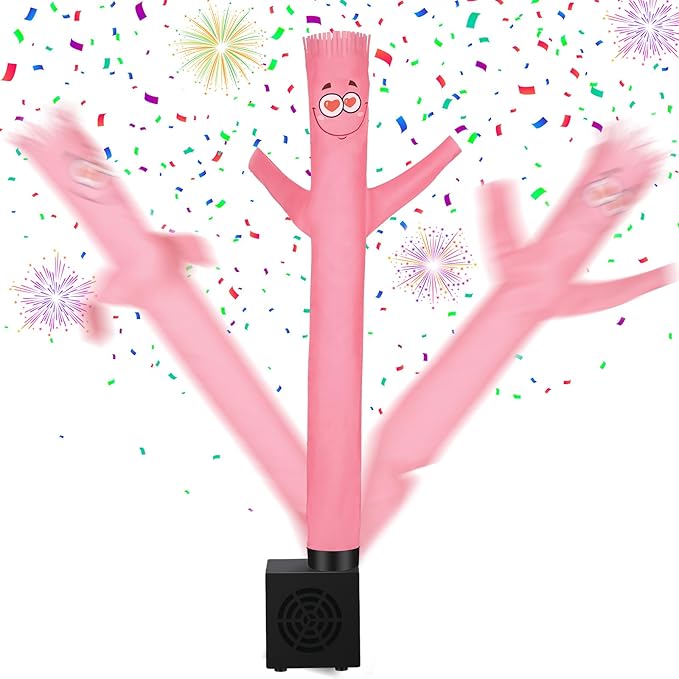 Poen Easter Gifts for Kids Mini Wacky Waving Inflatable Tube Guy with Blower Gag Toy Gift Inflatable Tube Man Birthday Desktop Decor Dancing Blow up Man for Office Party Decor(Infatuation)