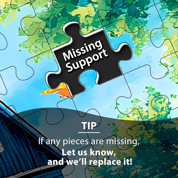500 Pieces Puzzles for Adults, Colorful Spring Farm Puzzle for Adults Childern Seniors, Recycled Paper Bird Jigsaw Puzzle 500 Pieces, No Dust Challenging Puzzles Perfect for Game Nights 20.5x15