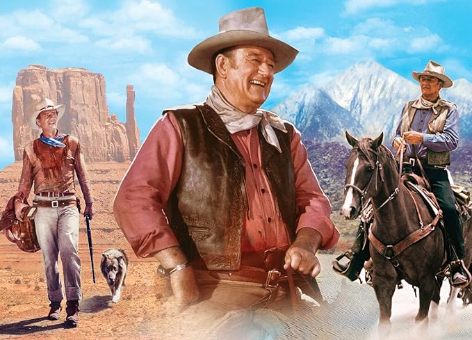 MasterPieces 1000 Piece John Wayne Jigsaw Puzzle for Adults, Family, or Youth - on the Trail - 19.25"x26.75"