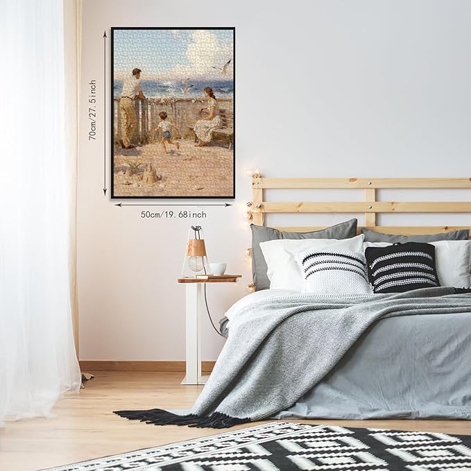 Puzzles for Adults 1000 Piece Jigsaw Puzzles with Letters on Back Impossible Challenge Puzzle Interlock Perfectly No Dust Wall Decoration(27.56x19.7 Inch)