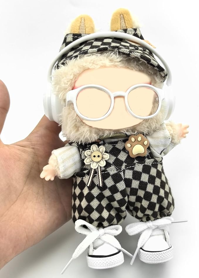 QIUTIMIY Mini Doll Accessories Set 3PCS Fashion Outfit Accessories for 17cm Dolls (F Cowboy)