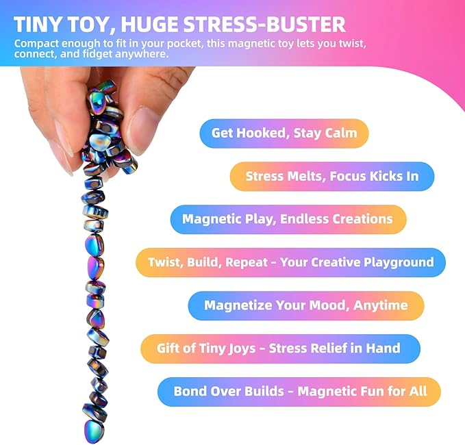 1000pcs Fidget Toys for Adults & Teens,Stress Relief Sensory Toys for Autism ADHD Anxiety,Desk Fidgets Toys for Office/Adults Gifts