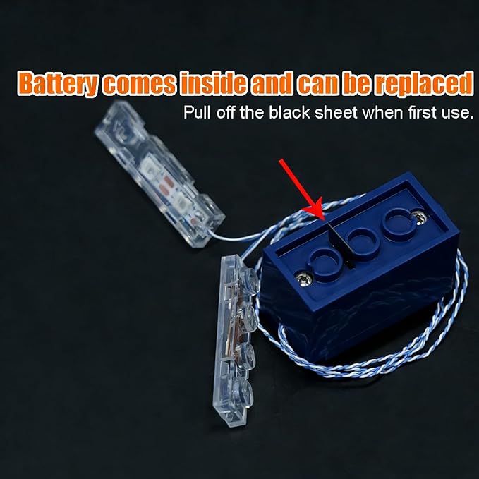 Light Up Bricks, 2 Sets 1X4 LED Lighting Kit, Classic DIY Lights Accessories Compatible with Major Brands