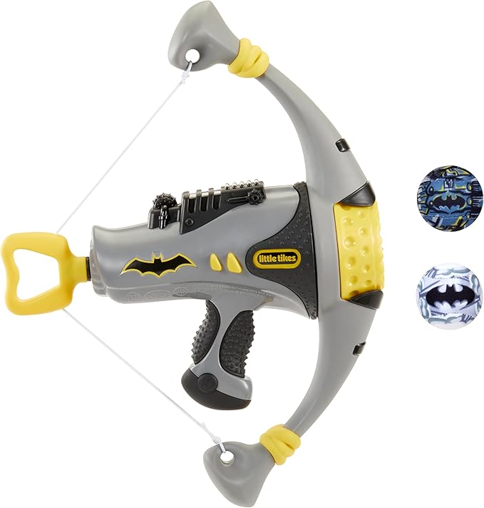 Little Tikes Batman Bow Blaster, DC Active Play Toy Blasters, for Boys and Girls Ages 3+ Years