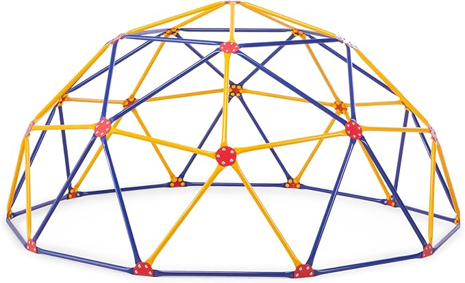 EASY OUTDOOR Space Dome Climber, Kids Outdoor Play Equipment, Kids Climbing Toys, UV Resistant Steel, Multi-Color, 1000 lbs Capacity GD-810