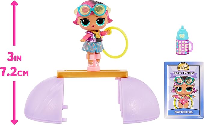 LOL Surprise All Star Sports Gymnastics with Collectible Doll, 8 Surprises, Gymnastics Theme, Balance Beam Ball, Sports Doll, Great Gift, Limited Edition Doll (Pack of 2)