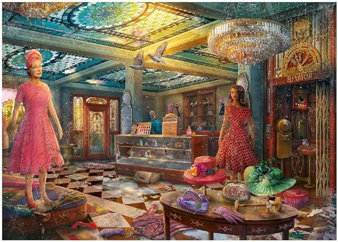 Ravensburger Abandoned Series: Deserted Department Store 1000 Piece Jigsaw Puzzle for Adults - 12000418 - Handcrafted Tooling, Made in Germany, Every Piece Fits Together Perfectly