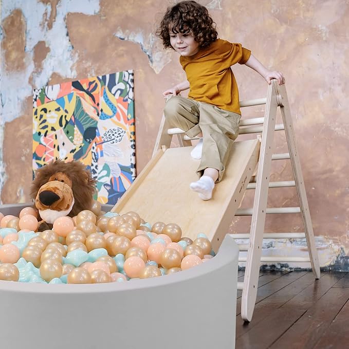 Realhaha Ball Pit Balls 50 100 200 500, Star Shapes for Babies Kids Playpen Plastic Balls for Babies Ball Pool Puppy Playballs