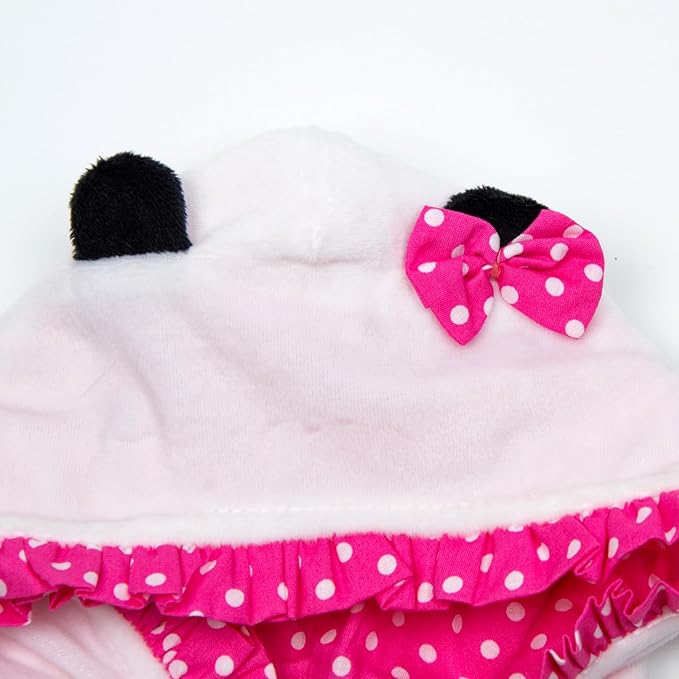 Reborn Baby Doll Clothes 22 inch Outfits for 20-23 inch Reborn Doll Girl Panda Outfit Accessories 4pcs Reborn Baby Matching Clothes