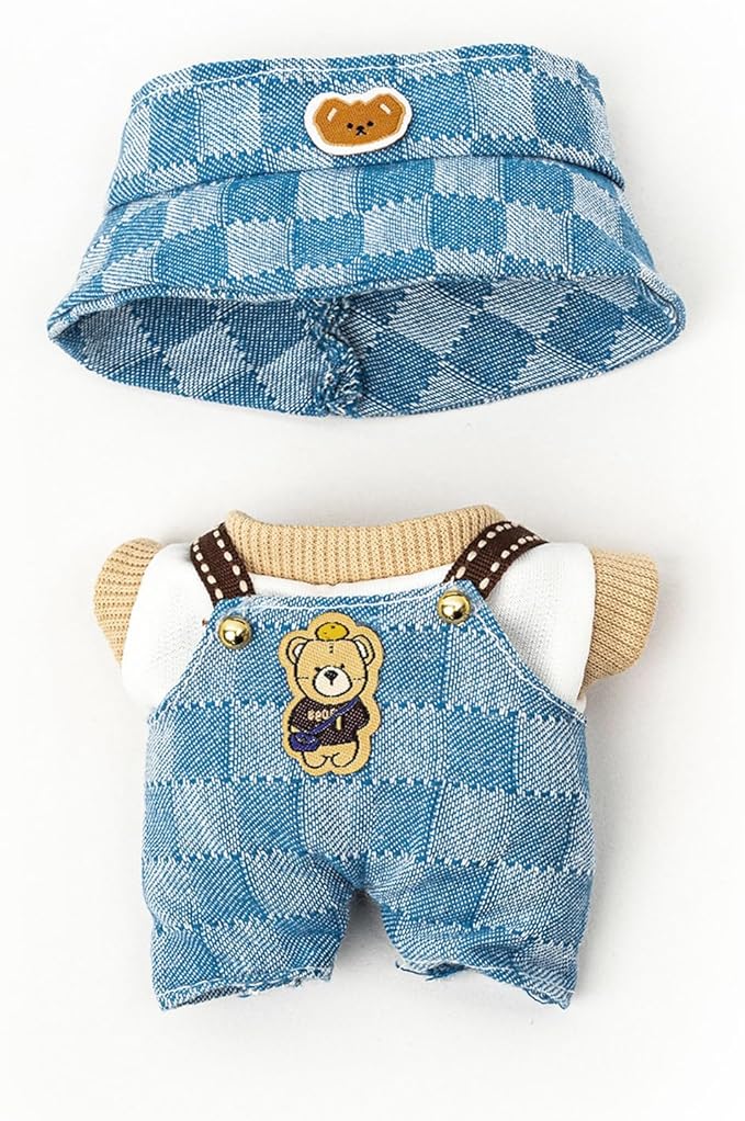 Clothes for Lububu 17cm Dolls(NO Doll) Outfit with Accessories Suit Cute Stylish Dress Up Set Easter Gifts