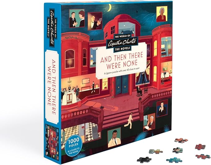 The World of Agatha Christie: and Then There were None: A 1000-piece Jigsaw Puzzle Illustrated by Ruby Ash