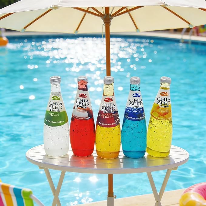 10Pcs 1:12 Scale Miniature Beverage Bottles, Dollhouse Drink Accessories for Mini Bar Kitchen Decor (Ten Bottles of mini - Sized sodas)