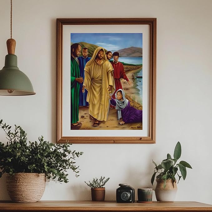 African American Expressions - Hem of His Garment Puzzle – 500-Piece African American Biblical Jigsaw Puzzle for Adults | Inspiring Christian Puzzle with Vibrant Artwork