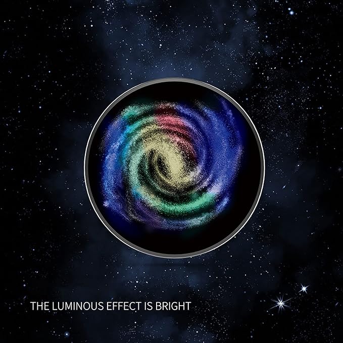 Desk Gyro Mezmocoin Pocket Toy Colorful Luminous Galaxy Star Stainless Steel Rotary Gyro Fingertip Anti Stress Toys Kids Gift (Color : C)