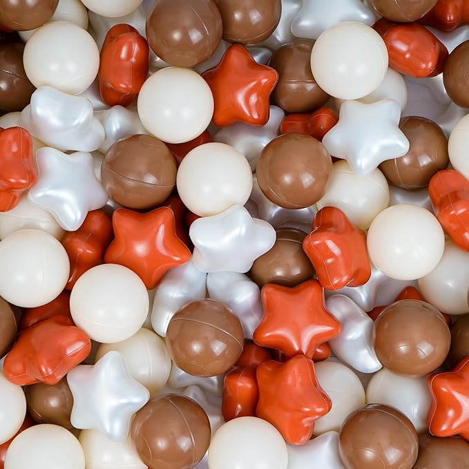 Ball Pit Balls for Kids & Dogs Cats Pack of 100 200 500- BPA Free, Crush Proof Plastic Balls for Ball Pit, Tent, Playhouse, Children's Toy Balls for Party, Macaron Ocean Balls 2.15 Inch