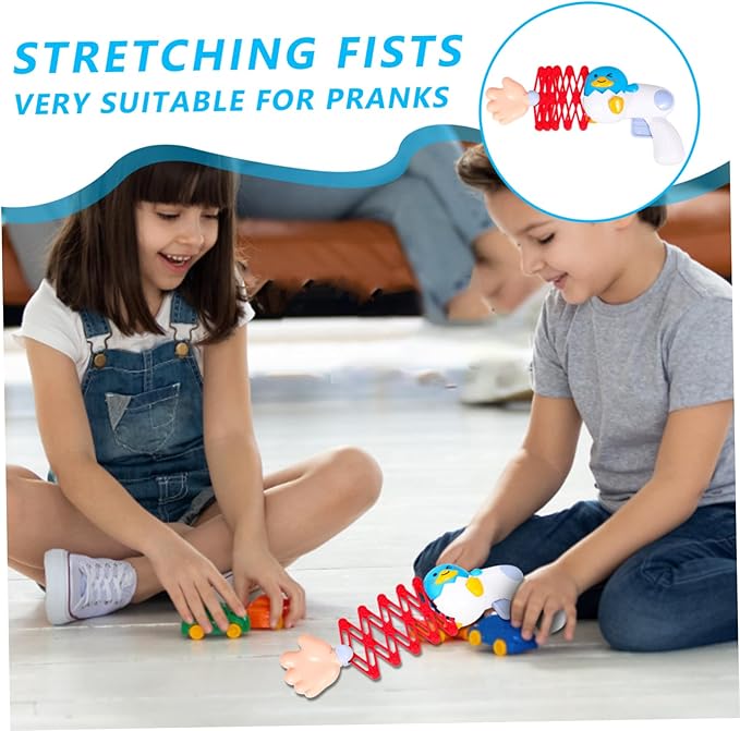 Kisangel Spring Hand Toys Telescopic Fists Toy Boys and Girls Prank Party Game Office Prank Props