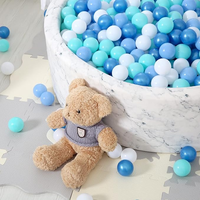 STARBOLO Ball Pit Balls for Toddlers Phthalate Free BPA Free Non-Toxic Crush Proof Play Balls for Toddlers Kids Pool Playhouse Pack of 100 200 500