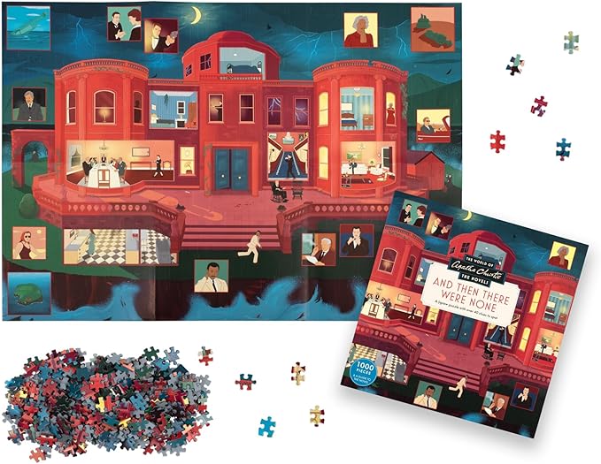 The World of Agatha Christie: and Then There were None: A 1000-piece Jigsaw Puzzle Illustrated by Ruby Ash