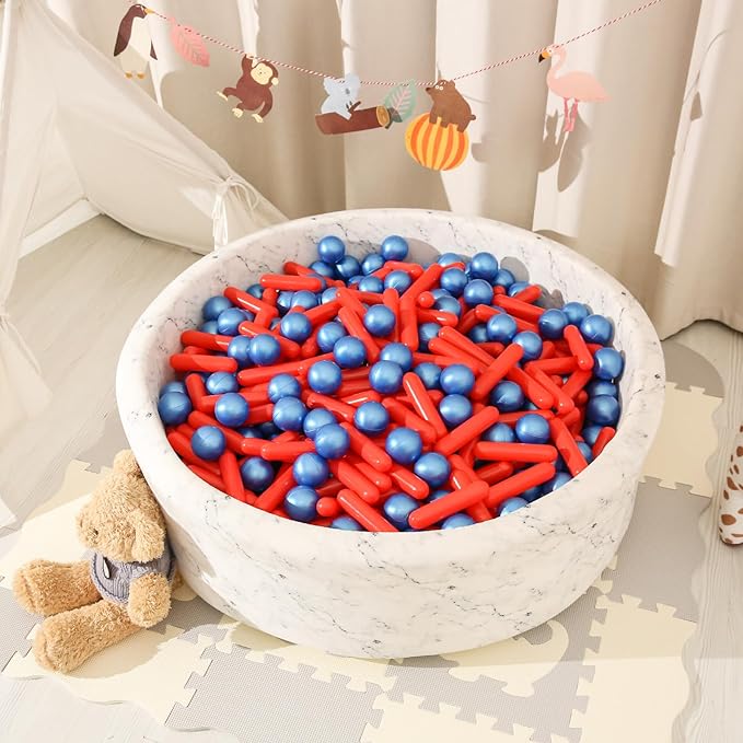 STARBOLO Ball Pit Balls for Kids -Pack of 150 200 500 Colorful Ball Pit Balls Crush Proof Plastic Toy Balls for Toddlers Ball Pit, Ball Pit Play Tent, Baby Pool Water Toys