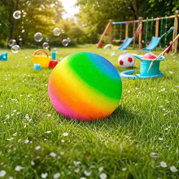 Rhode Island Novelty 16 Inch Rainbow Playground Ball