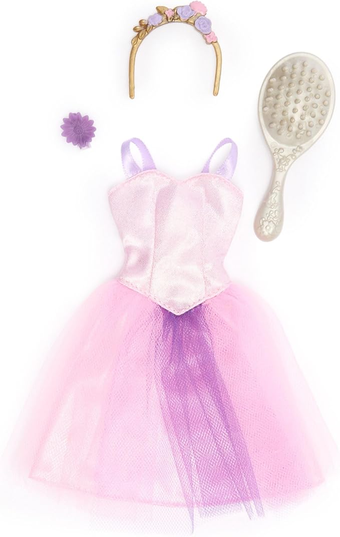 Disney Store Official Princess Ballet Doll - 11 Inch Rapunzel Ballerina Doll - Includes Brush with Molded Details, 2 Tutu Outfits, Accessories and Pascal Figure - Disney Princess Toys for Girls