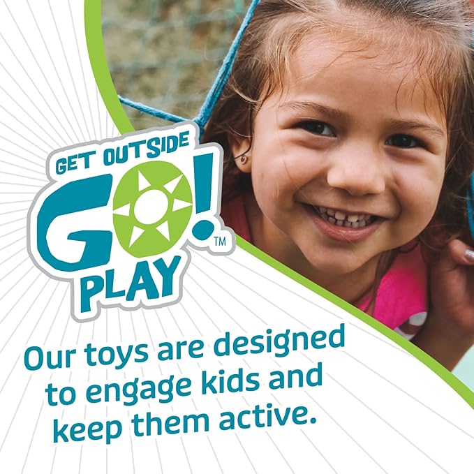 Toysmith Get Outside GO! Pro-Ball Set (Pack of 3) – Small Toddler Sports Balls for Ages 3+ – Includes 5″ Soccer, 6.5″ Football & 5″ Basketball – Indoor or Outdoor Play, Backyard Toy & Gift for Kids