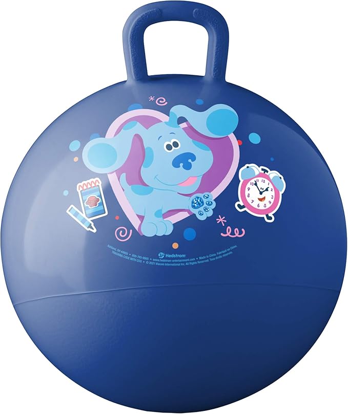 Hedstrom Blue's Clue and You Hopper Ball, Hop Ball for Kids, 15 Inch, Blues Clues (55-7546)