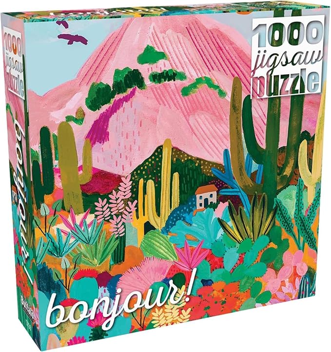 Buffalo Games - Hebe Studio - Cactus Mountain AZ - 1000 Piece Jigsaw Puzzle for Adults -Challenging Puzzle Perfect for Game Nights - Finished Size is 26.75 x 19.75