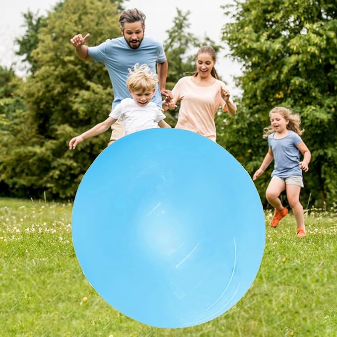 47'' Giant Bubble Ball 2 Pcs Inflatable Water Balloons Large Beach Ball Pool Beach Toys Soft Rubber Ball for Outdoor Indoor Party