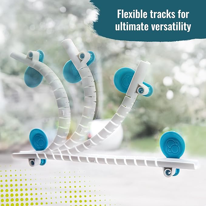 Gecko Run Marble Run Starter Set by Thames & Kosmos, Toy of The Year Winner - 63 Piece Vertical Marble Run, Flexible Tracks | Fast, No-Mess Setup | Hours of Creative Play | 2-Language Version, EN/FR