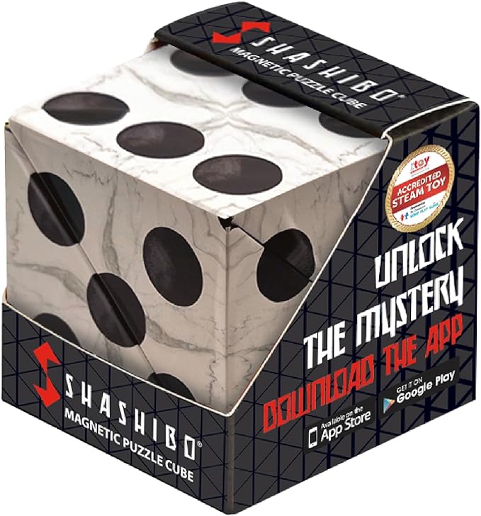 Shashibo Shape Shifting Box - STEM Fidget Toy with Ultra Strong Magnets - Sensory Puzzle Cube Transforms Into 100+ Shapes, Easter Basket Stuffers Gift for Kids, Teens, and Adults (Renaissance)
