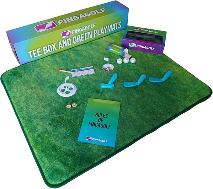 Fingagolf Indoor Golf Game Realistic Golf for Home, Office, or Travel – Unique Gift for Golfers of All Ages