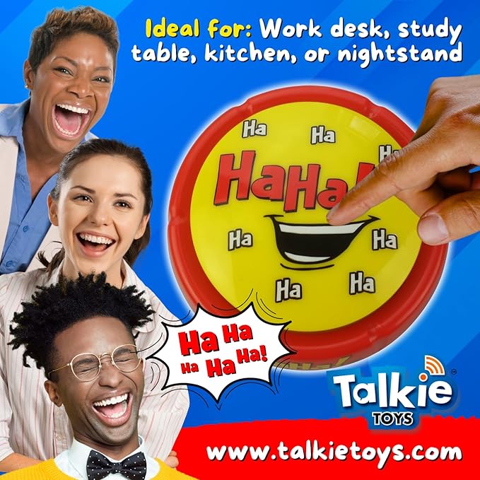Talkie Toys Products Ha Ha Button - Play 11 Funny Ha Ha Sounds