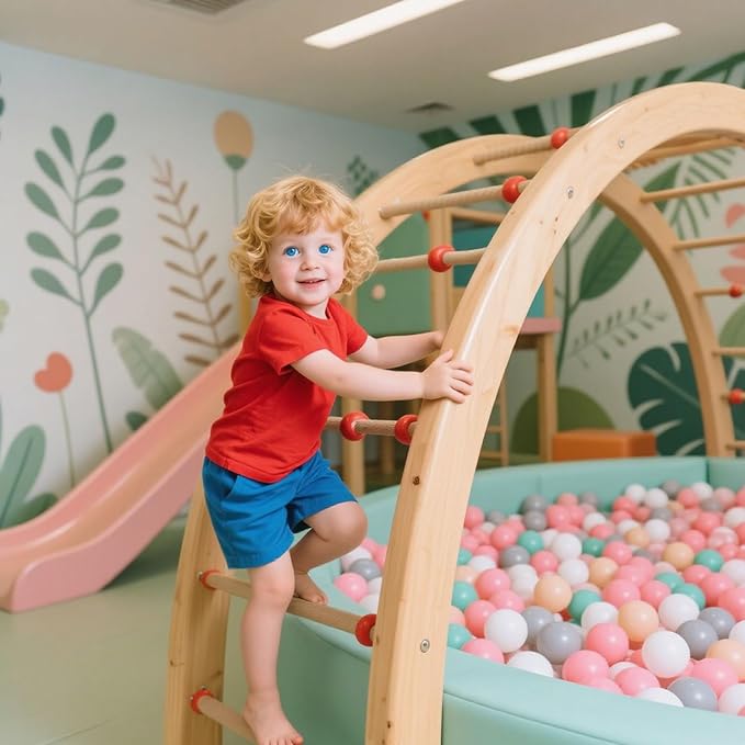 GOGOSO Balls for Ball Pit - Plastic Ball for Toddlers, Baby Kids Ball Pool Decoration 50 100 200 300 500 1000 (6 Colors, 200 Balls)