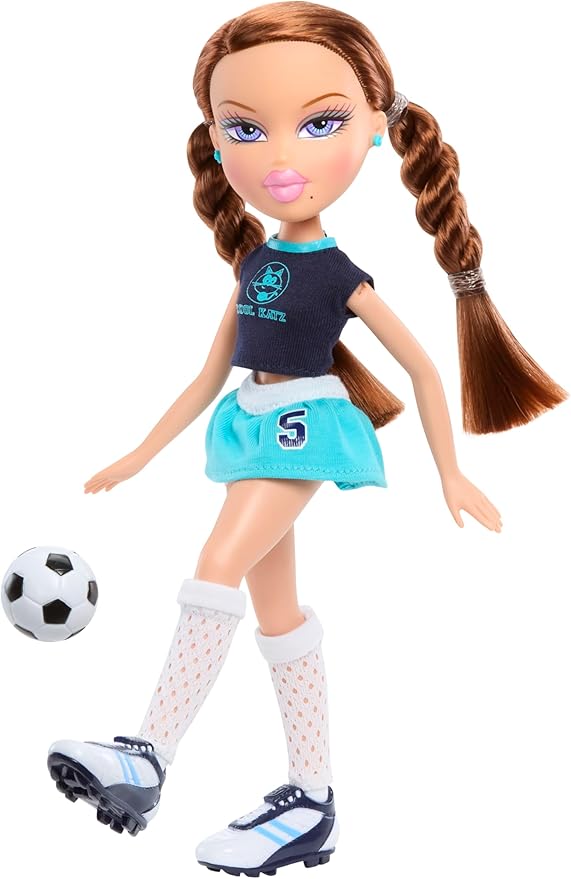 Bratz Play Sportz Roxxi Fashion Doll with Accessories, Soccer