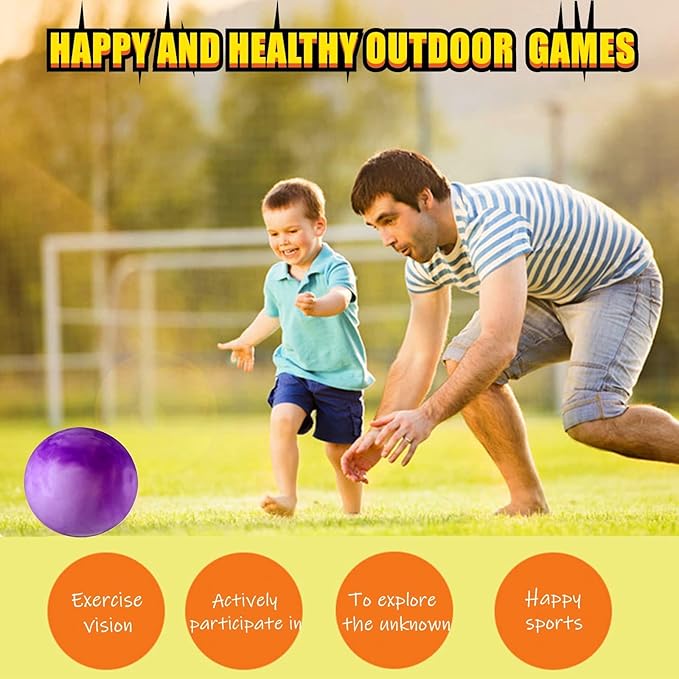 4 Pcs Playground Balls with Pump, 9 inch Inflatable Bouncy Balls for Kids, School, Beach, Kickball DodgeBalls and Indoor Outdoor Plays