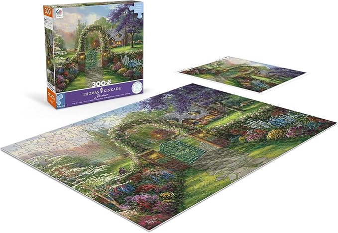 Ceaco - Thomas Kinkade - Inspirations - Hummingbird Cottage - 300 Piece Jigsaw Puzzle