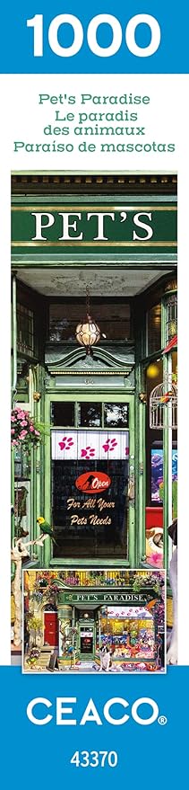 Ceaco - Shop Windows - Pet's Paradise - 1000 Piece Jigsaw Puzzle