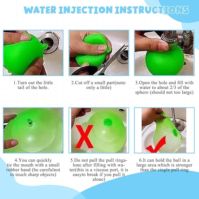 47'' Giant Bubble Ball 2 Pcs Inflatable Water Balloons Large Beach Ball Pool Beach Toys Soft Rubber Ball for Outdoor Indoor Party