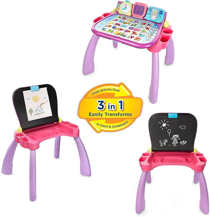 VTech Touch and Learn Activity Desk (Frustration Free Packaging), Purple