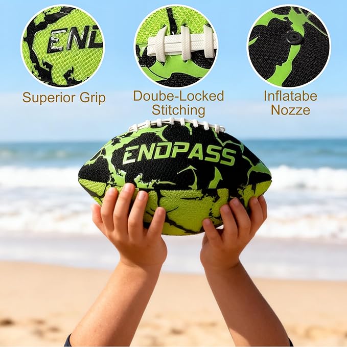 Water Sports Footballs Non-Slip Football Outdoor Beach & Pool Party Games Perfect for Team Play Water Sports and Family Party Game