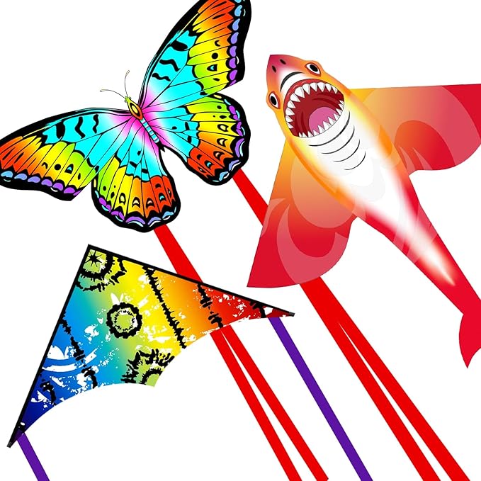 Large Octopus Kites for Kids & Adults,Big Kite for Beginners, Kites for Kids Ages 4-8,Outdoors Activities with Line and Handle