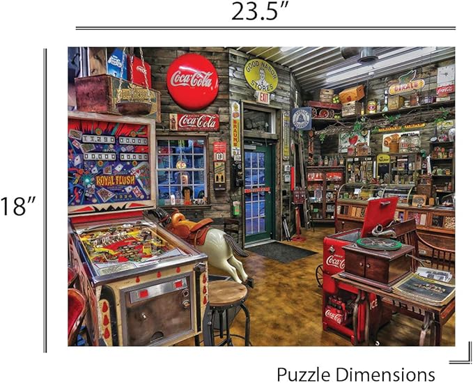 Springbok's 500 Piece Jigsaw Puzzle Good Nabor Stores - Made in USA