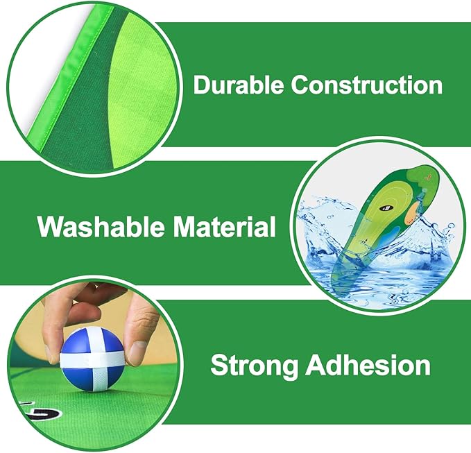 TOY Life Chipping Golf Game Mat Indoor Outdoor Games for Adults and Family Kids Outdoor Play Equipment Stick Chip Game Indoor Golf Set Backyard Games Outdoor Toys for Kids