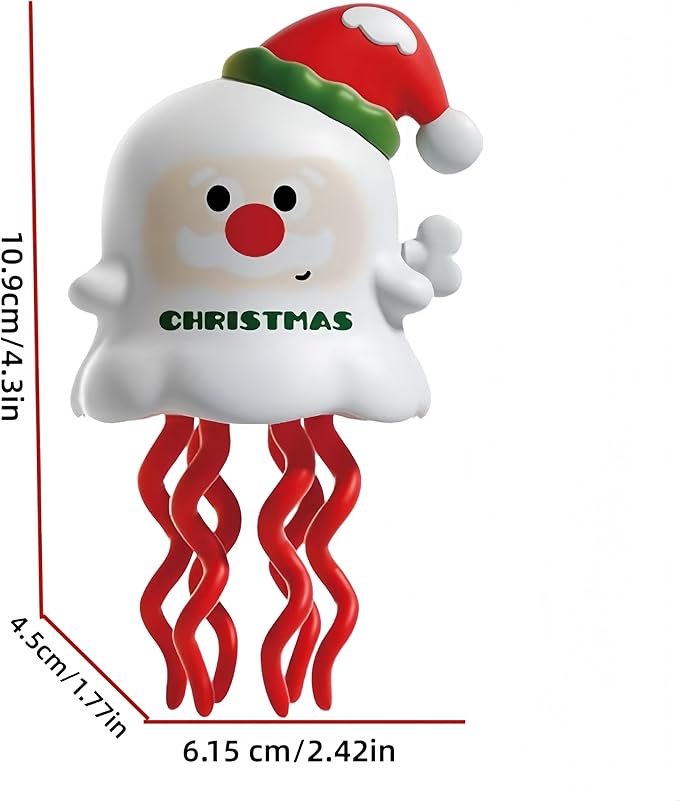 Wind-Up Toys 2 Pack Santa Claus, Dual Play Modes, Dancing & Sliding Car, Summer Fun, Birthday Party Favor, Parent-Child Interactive Gift, Educational & Brain-Boosting Toy for Kids (2 Pack Santa Claus)