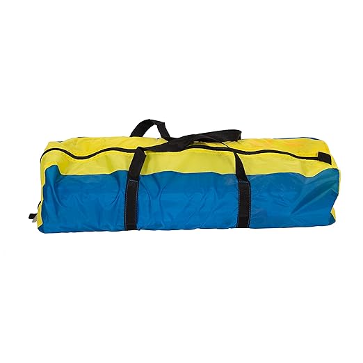Pacific Play Tents 95200 Kids Super Sensory 9-Foot D Style Institutional Crawl Play Tunnel, 9' x 30" x 30", Multicolored