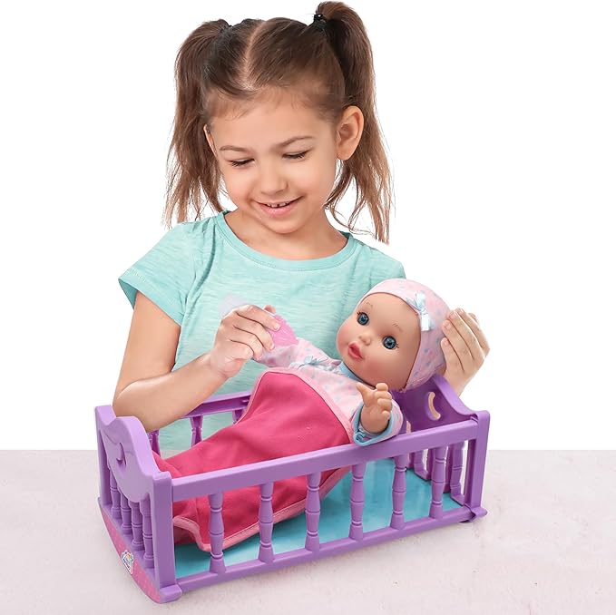 Crib Time Fun - 12" Doll Playset, New Adventures, Children's Pretend Play, Ages 2+