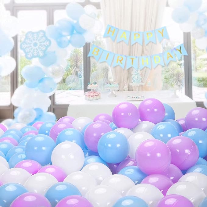 STARBOLO Ball Pit Balls for Toddlers Phthalate Free BPA Free Non-Toxic Crush Proof Play Balls for Toddlers Kids Pool Playhouse Pack of 100 200 500