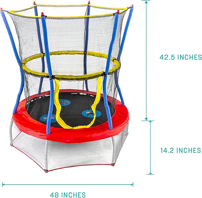Mini Trampoline with Enclosure Net